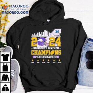 Nfc North Division Champions Minnesota Vikings Tshirt