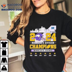 Nfc North Division Champions Minnesota Vikings Tshirt
