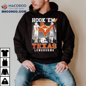 Texas Longhorns Jordan Whittington Arch Manning Hook Em Tshirt