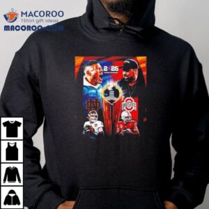 National Championship In Atlanta Notre Dame Fighting Irish Faceoff Ohio State Buckeyes Tshirt