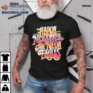 Aaron Mcdonnell The Neon Eagles Country Gold Logo Shirt