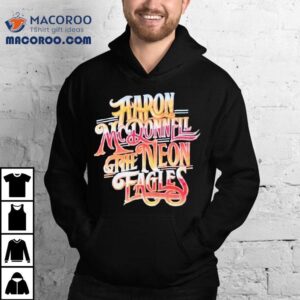 Aaron Mcdonnell The Neon Eagles Country Gold Logo Shirt