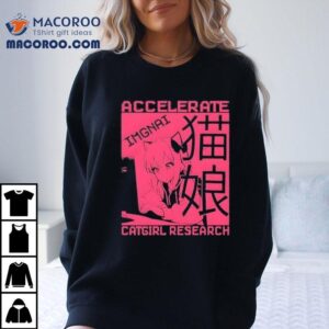 Accelerate Imgnai Catgirl Research Shirt