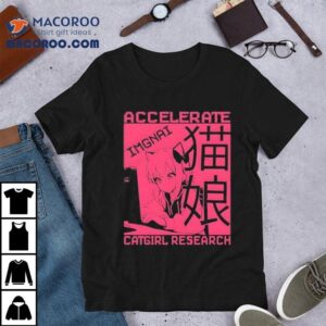 Accelerate Imgnai Catgirl Research Shirt