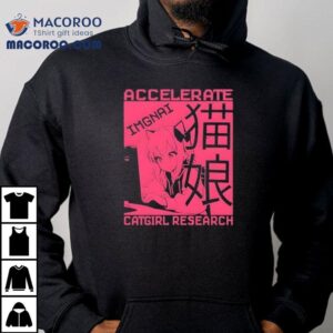 Accelerate Imgnai Catgirl Research Tshirt