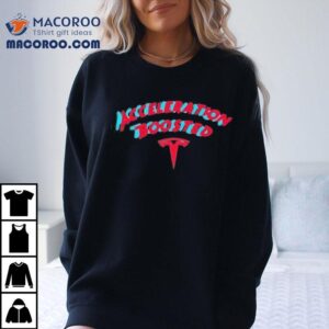 Acceleration Boosted Tesla Logo Shirt