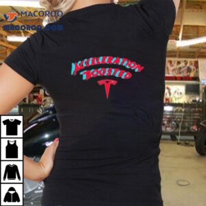 Acceleration Boosted Tesla Logo Tshirt