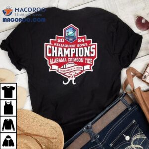 Alabama Crimson Tide Ncaa Reliaquest Bowl Champions Baseball Tshirt