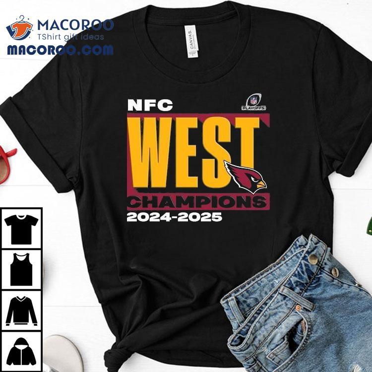 Arizona Cardinals 2025 Nfc National Football Conference West Champions Shirt Arizona Cardinals 2025 Nfc National Football Conference West Champions Shirt