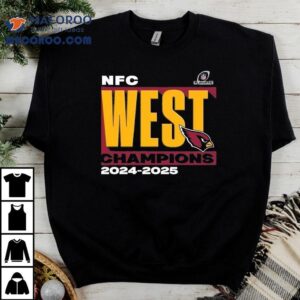 Arizona Cardinals 2025 Nfc National Football Conference West Champions Shirt 2 Arizona Cardinals Nfc National Football Conference West Champions Tshirt