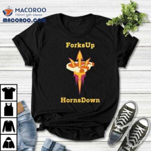 Arizona State Sun Devils Forks Up Horns Down 2025 Shirt