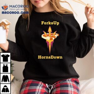 Arizona State Sun Devils Forks Up Horns Down Tshirt