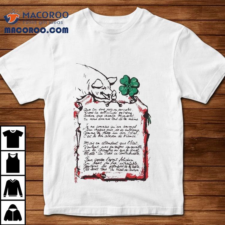 Au Pied De Cochon Clover Shirt Au Pied De Cochon Clover Shirt