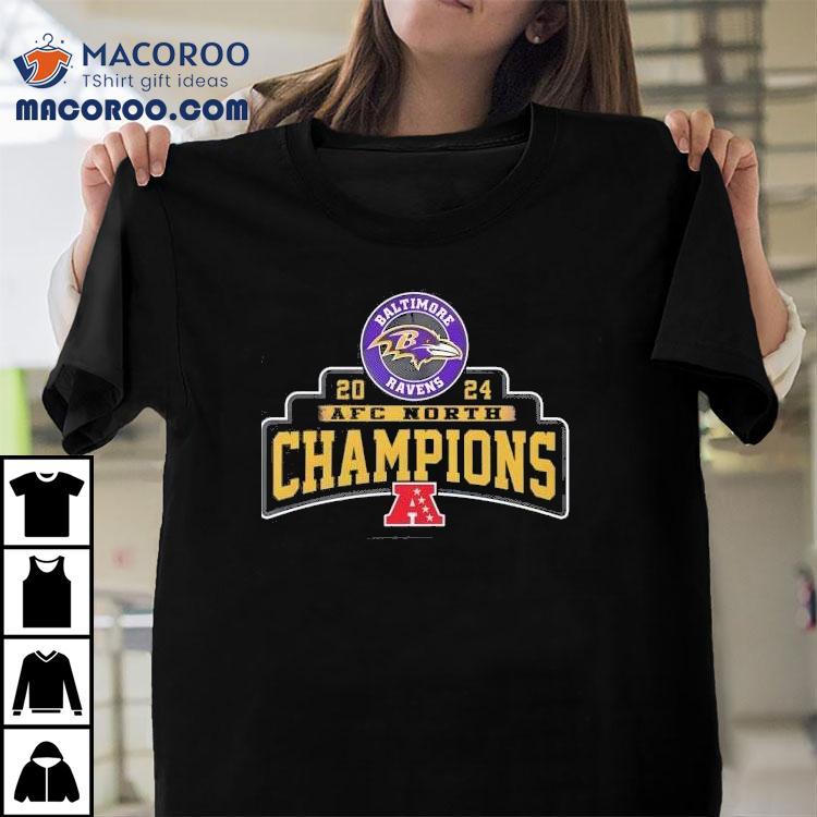 Baltimore Ravens 2024 Afc North Champions Shirt Baltimore Ravens 2024 Afc North Champions Shirt