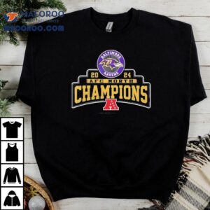 Baltimore Ravens 2024 Afc North Champions Shirt