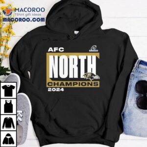 Baltimore Ravens 2024 Afc North Division Champions Playoffs Nfl Shirt