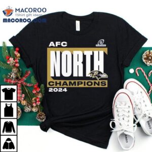 Baltimore Ravens Afc North Division Champions Playoffs Nfl Tshirt