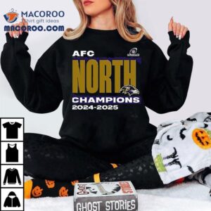 Baltimore Ravens 2025 Afc American Football Conference North Champions Shirt
