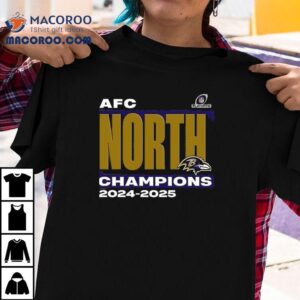 Baltimore Ravens 2025 Afc American Football Conference North Champions Shirt