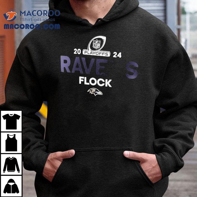 Baltimore Ravens Flock  Nfl Playoffs  Tshirt