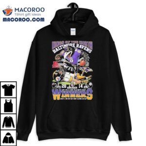 Baltimore Ravens Pittsburgh Slers Kings Of The North Afc Wild Card Playoffs 2025 Winners Nfl Mascot Shirt