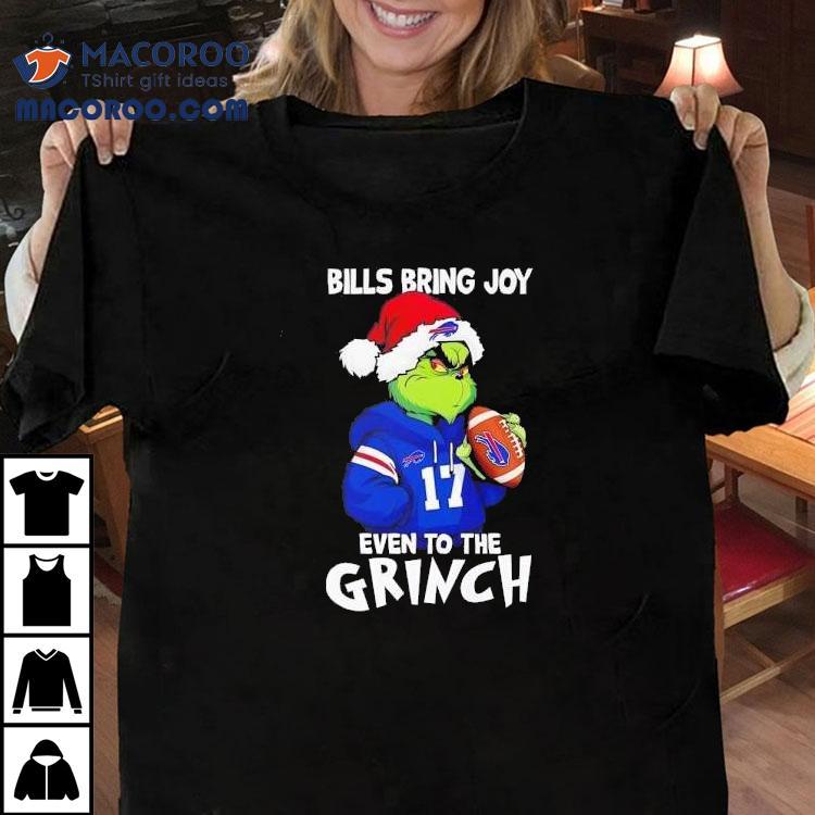 Buffalo Bills Bring Joy Even To The Grinch Shirt Buffalo Bills Bring Joy Even To The Grinch Shirt