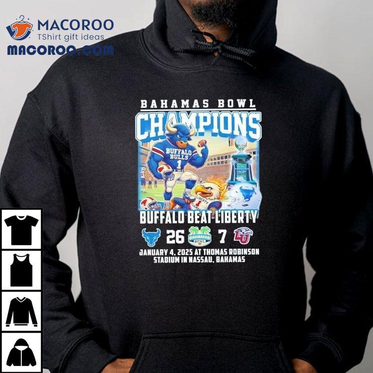 Buffalo Bulls Bahamas Bowl Champions Beat Liberty 2025 Shirt Buffalo Bulls Bahamas Bowl Champions Beat Liberty 2025 Shirt