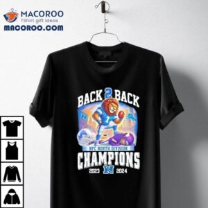 Detroit Lions Nfc North Division Champions Back To Back Tshirt