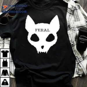 Feral Cat Skull Shirt