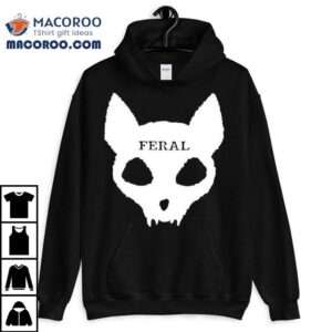 Feral Cat Skull Tshirt