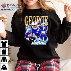 George Droyd Indianapolis Colts Football Shirt 3 George Droyd Indianapolis Colts Football Tshirt