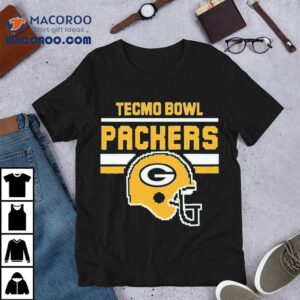 Green Bay Packers Tecmo Bowl Helmet Shirt 2 Green Bay Packers Tecmo Bowl Helme Tshirt