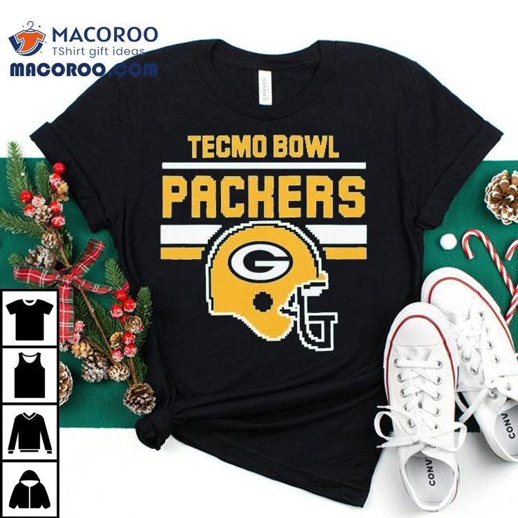 Green Bay Packers Tecmo Bowl Helmet Shirt Green Bay Packers Tecmo Bowl Helmet Shirt