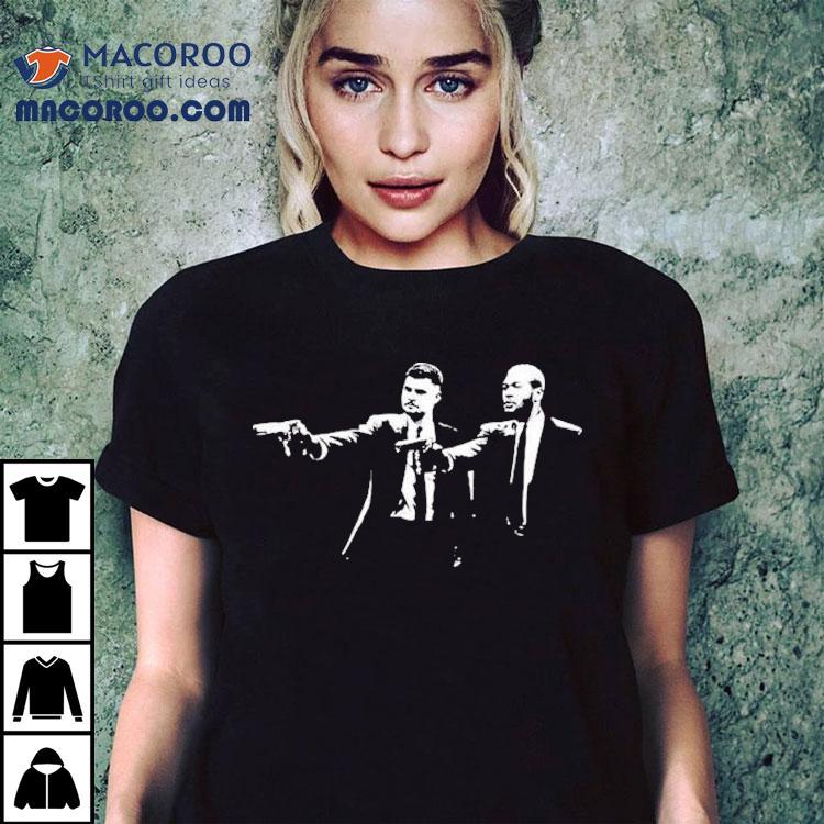Joelinton And Bruno Guimaraes Pulp Fiction Style Shirt Joelinton And Bruno Guimaraes Pulp Fiction Style Shirt