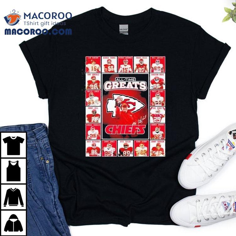 Kansas City Chiefs All-time Greats Of The Chiefs Football 2025 Shirt Kansas City Chiefs All-time Greats Of The Chiefs Football 2025 Shirt