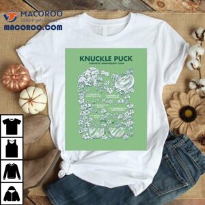Knuckle Puck Copacetic Anniversary Tour Shows Tshirt
