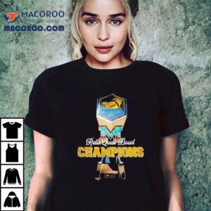 Michigan Wolverines Football Reliaquest Bowl Champions Special Tshirt