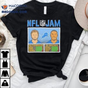 Nfl Jam Lions Hutchinson And St Brown Tshirt