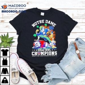 Notre Dame Fighting Irish Sugar Bowl Champions Allstate 2025 Caesars Superdome New Orleans La Shirt 2 Notre Dame Fighting Irish Sugar Bowl Champions Allstate Caesars Superdome New Orleans La Tshirt
