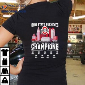 Ohio State Buckeyes Cotton Bowl Champions Tshirt