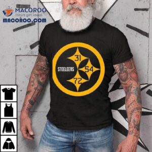 Pittsburgh Slers 31 Beanie Bishop Jr. 54 Zach Frazier 72 Tykeem Doss Logo Shirt 3 Pittsburgh Slers Beanie Bishop Jr Zach Frazier Tykeem Doss Logo Tshirt