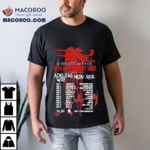 Red Band Of Beauty And Rage Years Anniversary Tour Tshirt