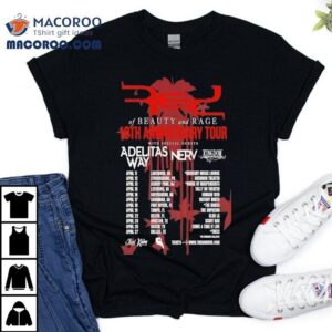 Red Band Of Beauty And Rage 10 Years Anniversary Tour 2025 3 Red Band Of Beauty And Rage Years Anniversary Tour Tshirt