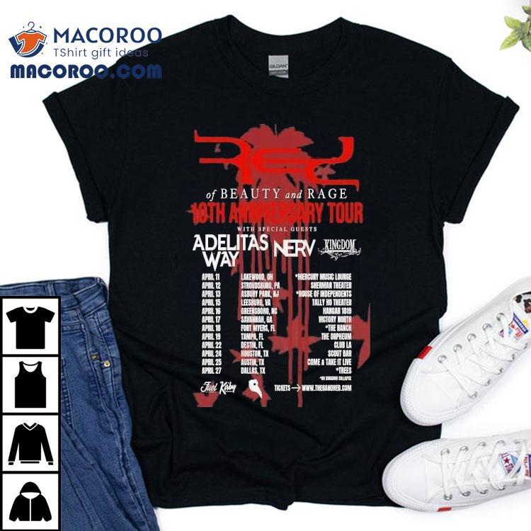 Red Band Of Beauty And Rage 10 Years Anniversary Tour 2025 Red Band Of Beauty And Rage 10 Years Anniversary Tour 2025