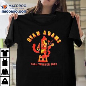 Ryan Adams Guitar Cat Fall Winter 2022 Tour Shirt
