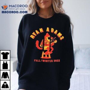 Ryan Adams Guitar Cat Fall Winter Tour Tshirt