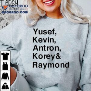 Santanaraymond Wearing Yusef Kevin Antron Korey Raymond Santana Shirt 1 Santanaraymond Wearing Yusef Kevin Antron Korey Raymond Santana Tshirt