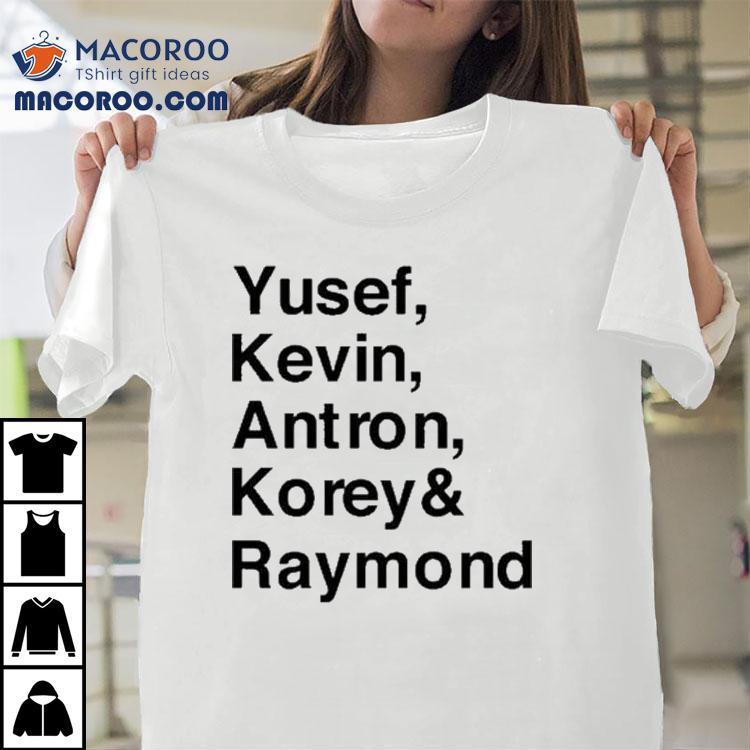 Santanaraymond Wearing Yusef Kevin Antron Korey Raymond Santana Shirt Santanaraymond Wearing Yusef Kevin Antron Korey Raymond Santana Shirt