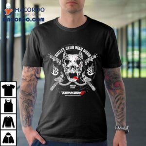 Skull Bryan Fury Bullet Club War Dogs Tekken Tshirt