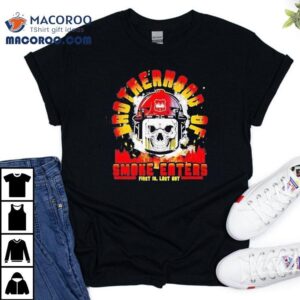 Skull Firefighter Brotherhood Of Smoke Eaters Tshirt